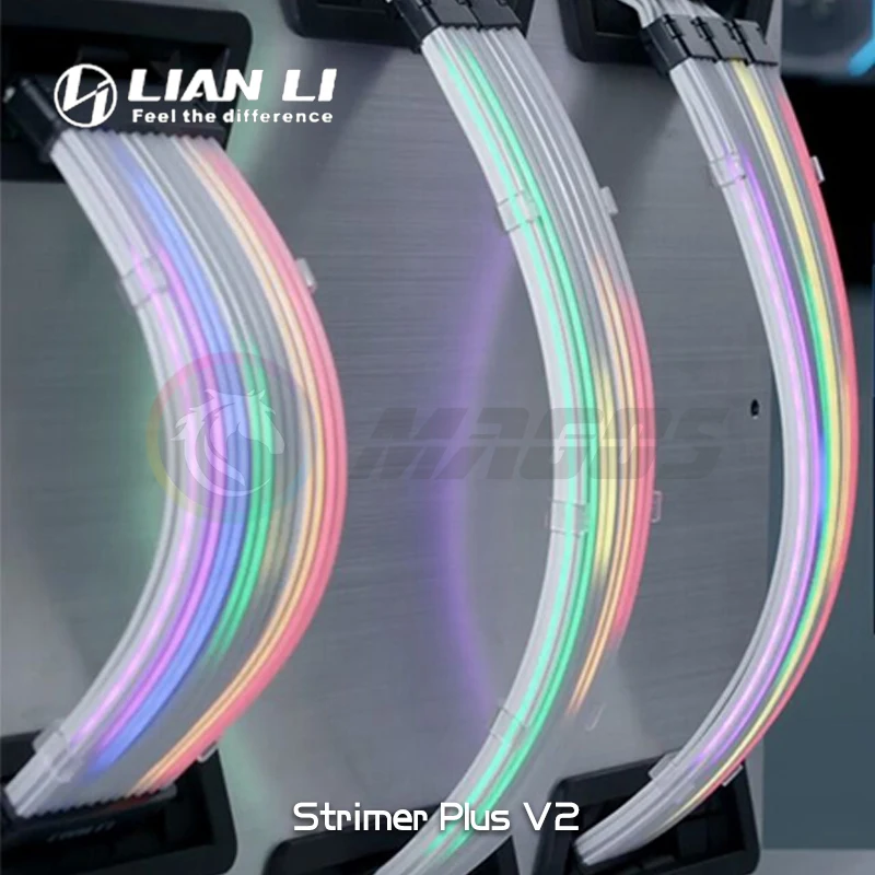 Cabo Triplo Flexível do Gpu 8pin do Atx 24pin do Fio do Silicone de Gen.3th Macio & Removível - Imagem 5