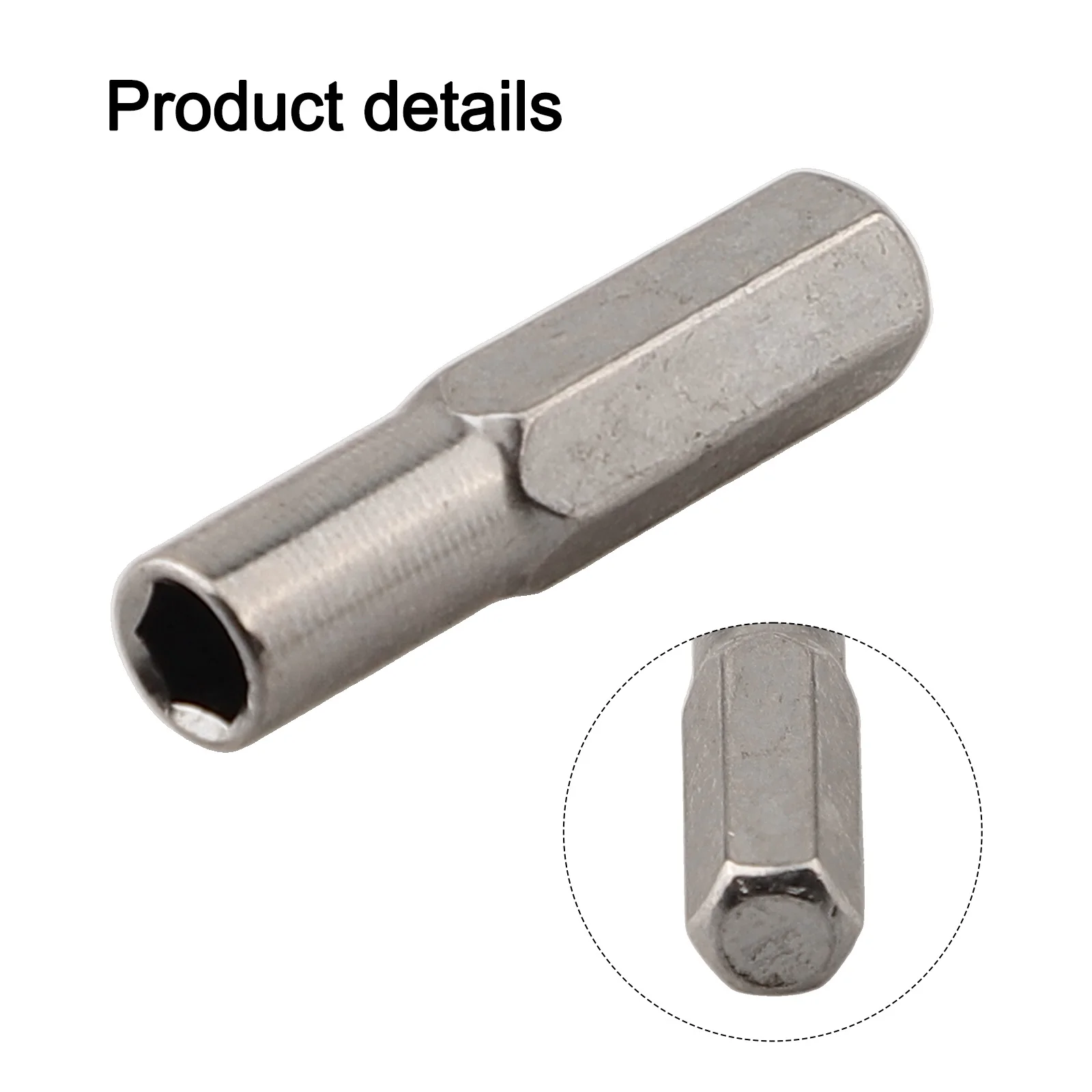 6,35 mm bis 4 mm Sechskantwandler-Adapterbuchse magnetisch für Schraubendreher-Bohrer – Detail 8