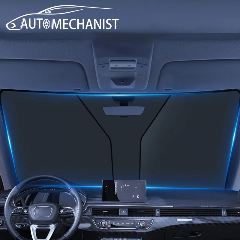 Car Windshield Sun Shade Blocks UV Rays Sun Visor Protector Foldable Anti UV Front Window Sunshade Covers car sunshade windshield sunshade windshield sun shade