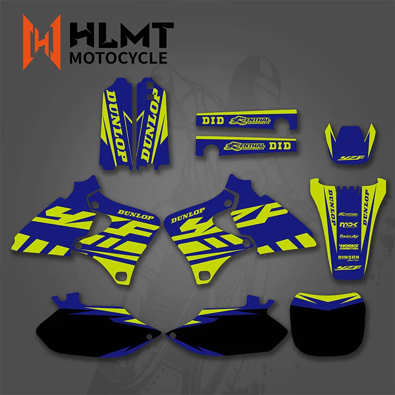 HLMTGRAPHICS & BACKGROUNDS DECALS STICKERS Kits for Yamaha  YZ250F YZ400F YZ426F YZF 250F 400F 426F 1999 2000 2001 2002