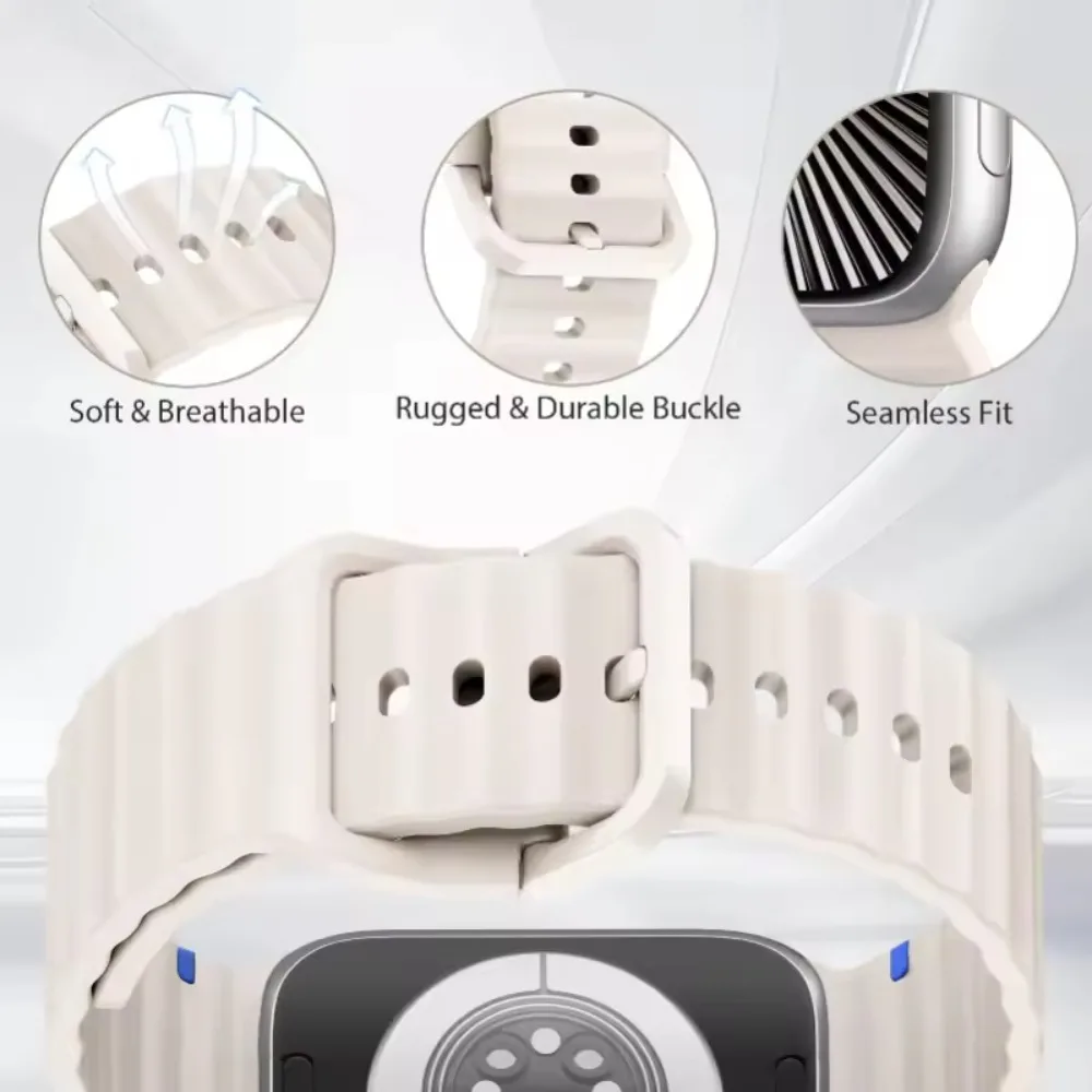 Premium Silicone Sport Watchband