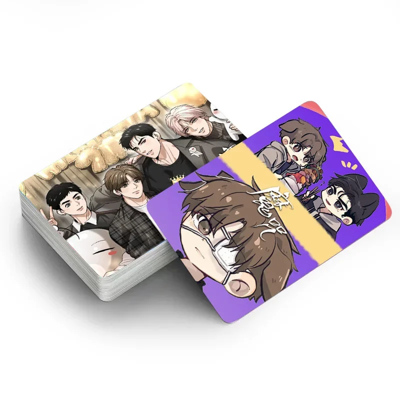 30pcs/set Korean Manga Spell Peripherals Double-sided LOMO Card Peripherals Small Cards Boxed Collection Photo Card Stickers manga photo cards