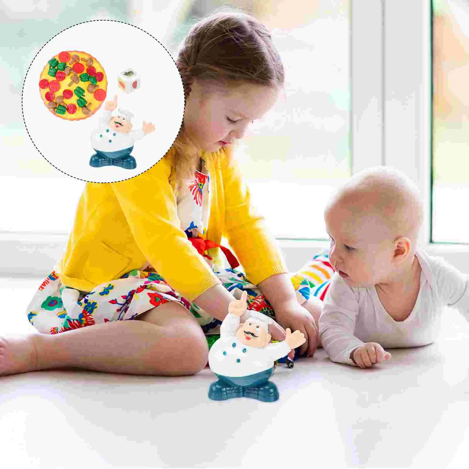 Childrens Kids Toy Stacking Balancing Pizza Desktop Game Balance Kids Pile-Up Parent-child