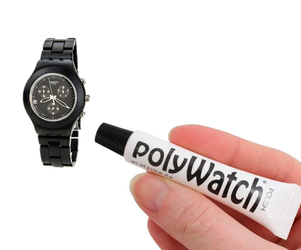 POLYWATCH SCRATCH REMOVAL Plastic/Acrylic Watch Crystals Glasses