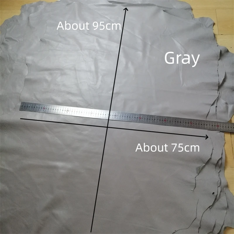 0.5mm Thick Grey Sheepskin. Genuine Leather. DIY Leather Clothes . A Leather Skirt. Clothes Mending. Full-Sheet Cutting