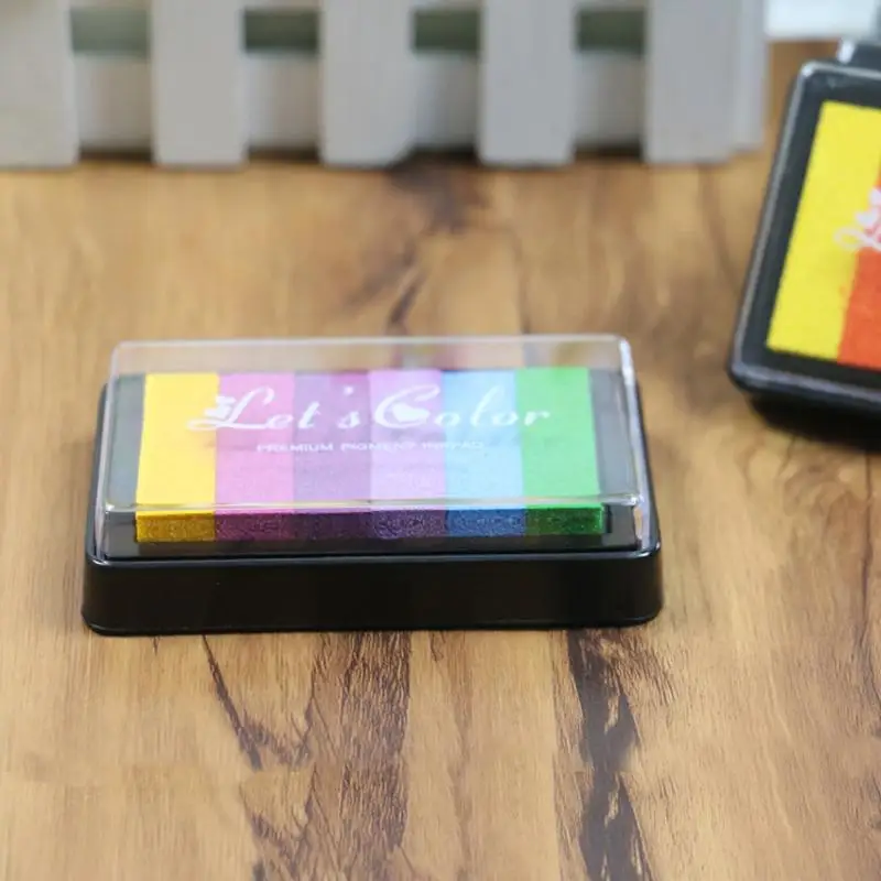 Vibrant Graffiti-Inspired Gradient Stamp Accessories - Set of 6 Colors
