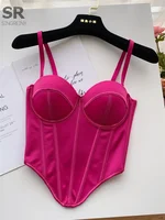 SINGREINY Fashion Sexy Camisole Women 2026 Newest Slim High Quality Bra Ladies French Sleeveless Solid Senior Summer Tank Top - Image 5