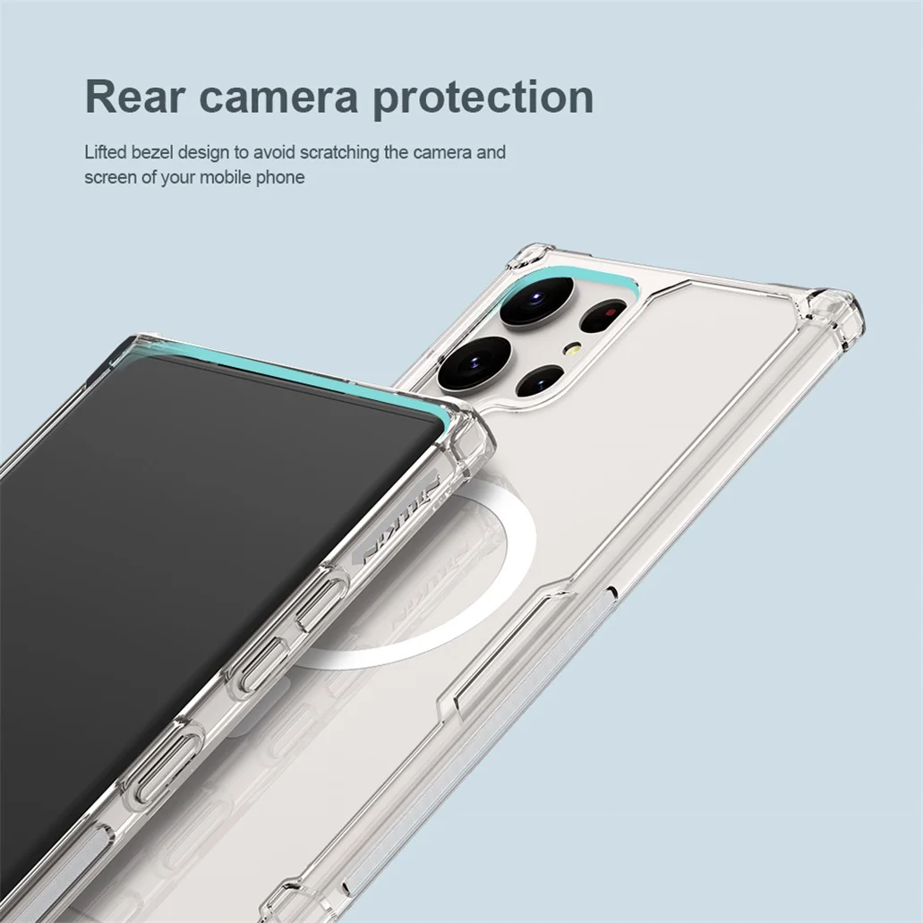 Nillkin Clear MagSafe Magnetic Case for Samsung Galaxy S23 Ultra description image 10