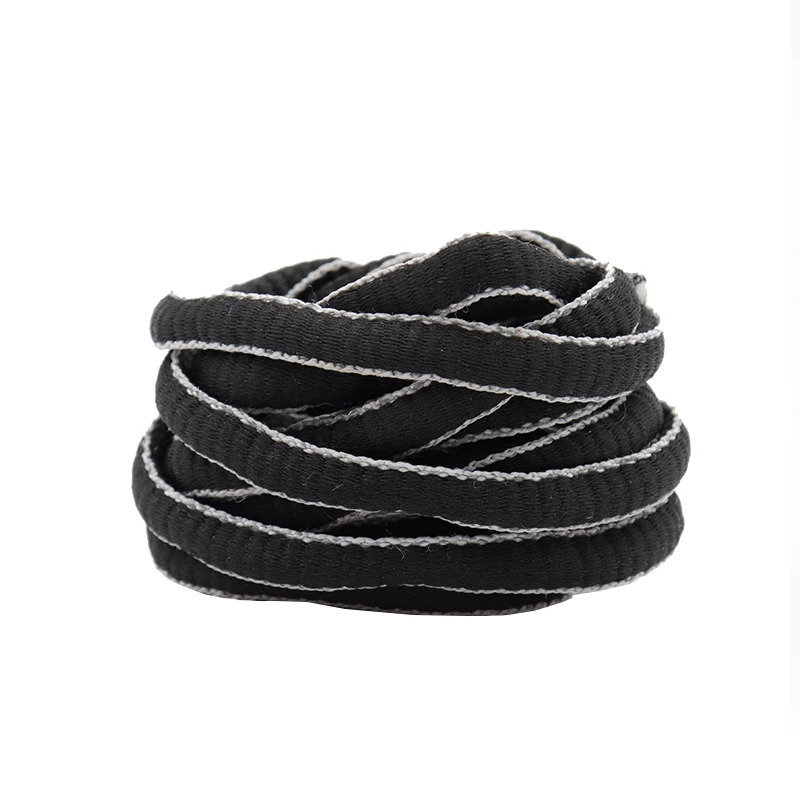 Weiou The New Listing Trendy Shoelaces semi-circular shoelaces insert reflective belt Night Running Shoe Laces For Women Sneaker