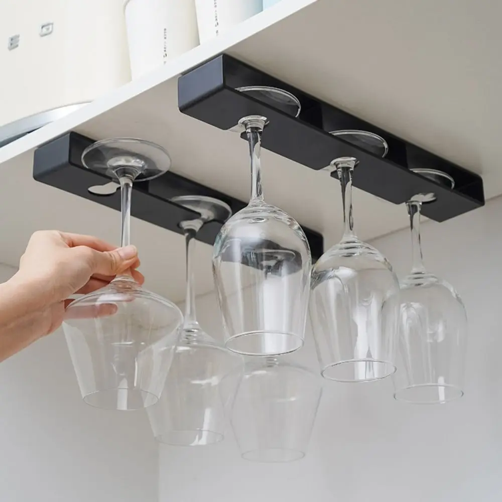 Wine Cup Holder Hanging Wine Cabinet Glass Shelf Home Creative Goblets Hanging Upside Down