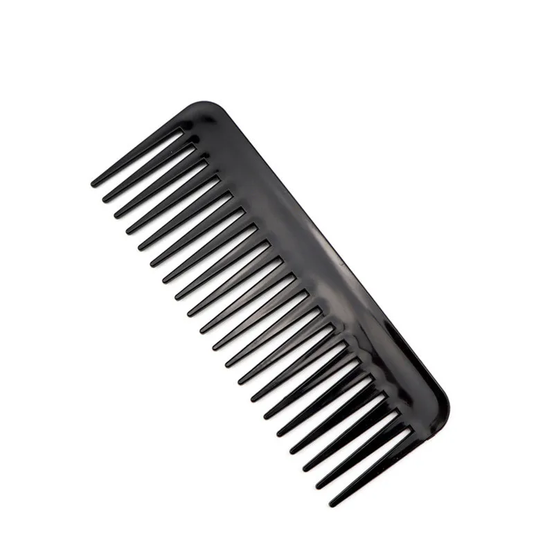 

1Pc Large Wide Hair Combs Professional Comb Black Plastic Pro Salon Barber Hairdressing Combs Reduce Hair Loss Hair Care Tool