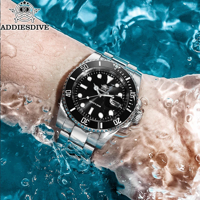 ADDIESDIVE MY-H3-2QZ Quartz Diver Watch 200M Waterproof Miyota