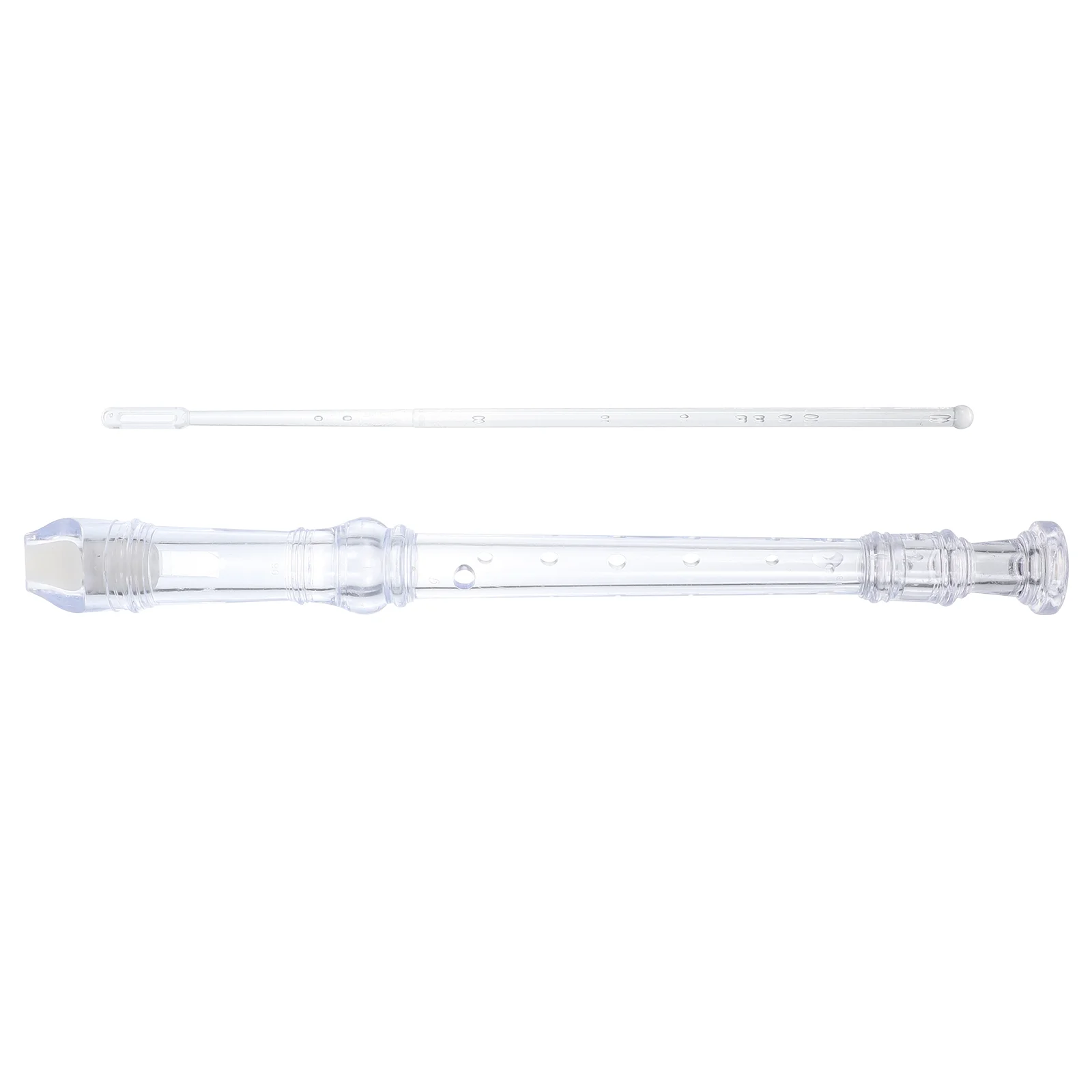 

Hole Recorder Instrument G Key Traditional Flute With Cleaning Rod Manual Wind Instrument