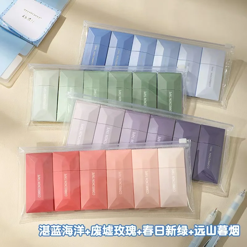 6 Pcs Correction Tape School Supplies Stuff Whiteout Portable Students Study Tools Writing Tapes White-out Kids Tipex