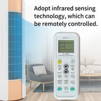 Télécommande universelle A/C pour climatiseur K-1028E, adaptée à Haier, Geli,Hitachi, Panasonic, Sharp, Gree, Midea, Bosch, Tosh 4
