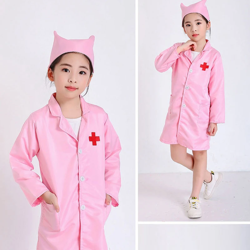 KidsCosplayClothesBoysGirlsDoctorNurseUniformsFancytoddler