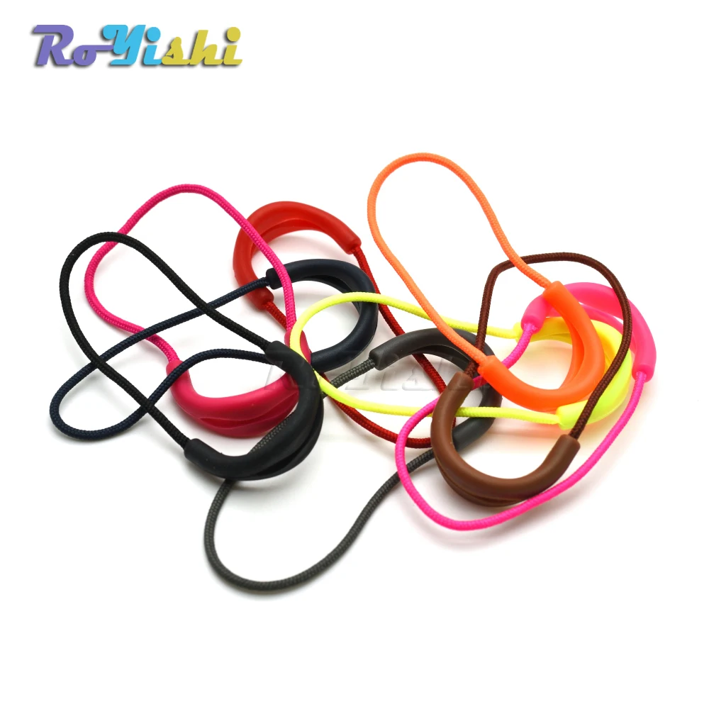 100pcs/pack Mix Color U Shape Cord Zipper Pull Strap Lariat For Apparel Accessories