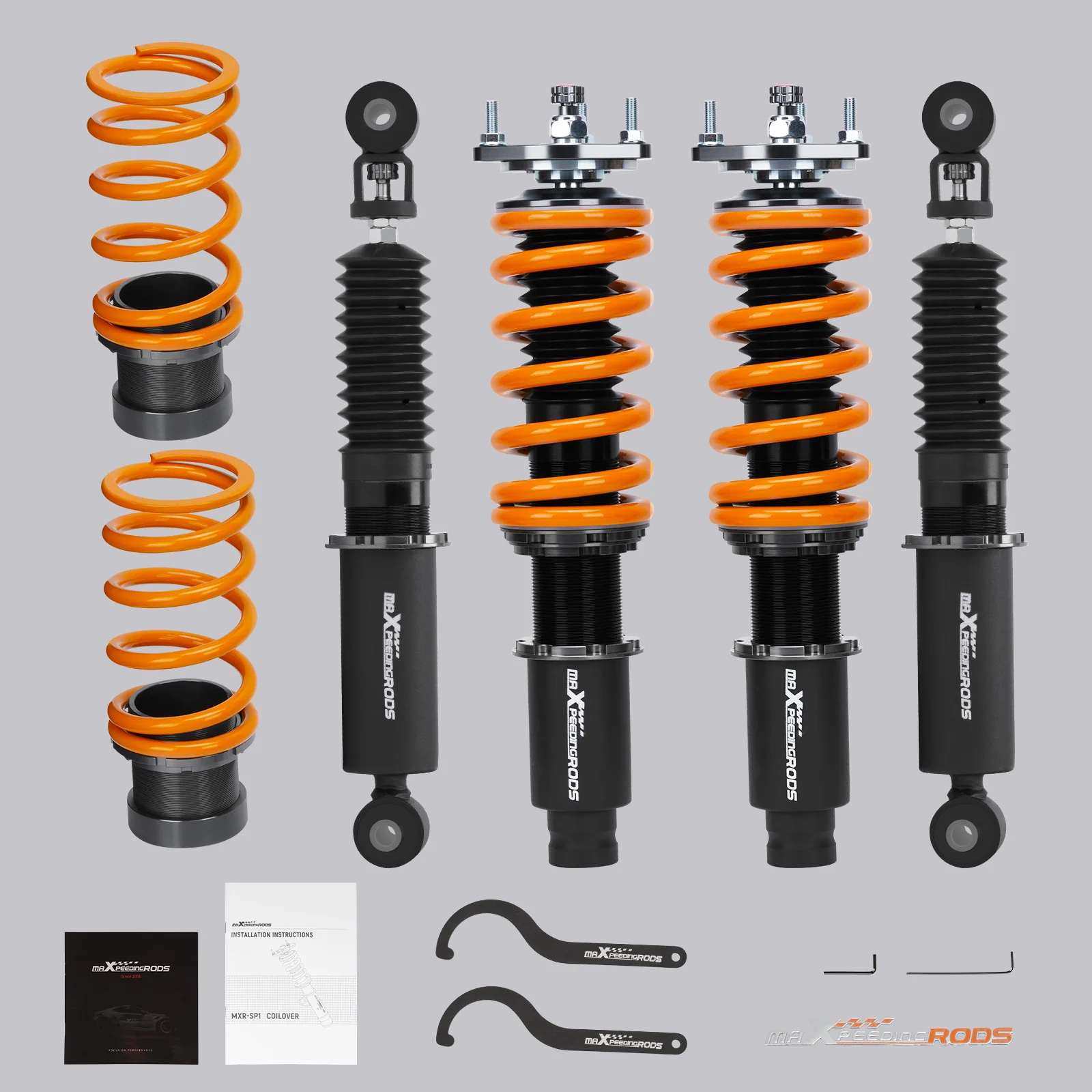 

MaXpeedingrods COT6 Racing Coilovers Shock Absorbers For MAZDA 6 2003-2006 24 Ways Adjustable Damper Coilovers Suspension