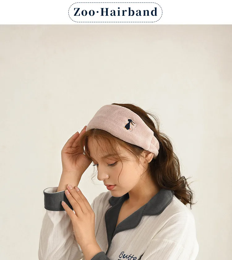 

1PCS Bathroom Headband Portable Cute Headdress Hairband Comfortable Wash Makeup Hair Accessories Girl's Bath Hair Holder Tools