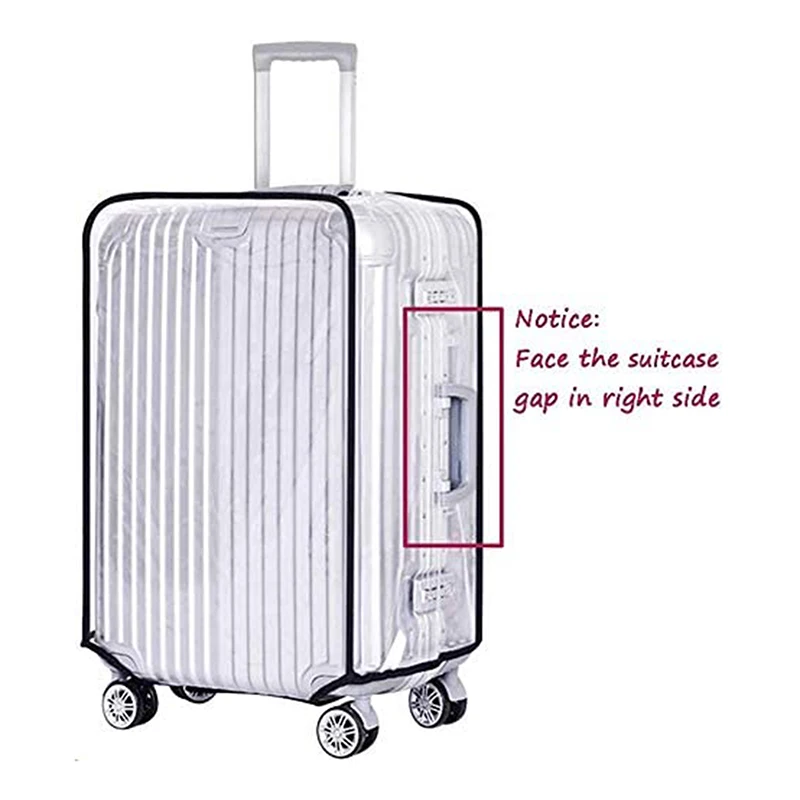 Transparent PVC Luggage Cover Waterproof Trolley Suitcase Dust Cover  Dustproof Travel Accessories Travel Organizer - AliExpress
