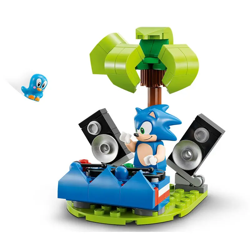 Lego-sonic o jogo ouriço, zona colina verde, desafio loop, construção de  brinquedo com 9 personagens, presente do divertimento, 76994 - AliExpress