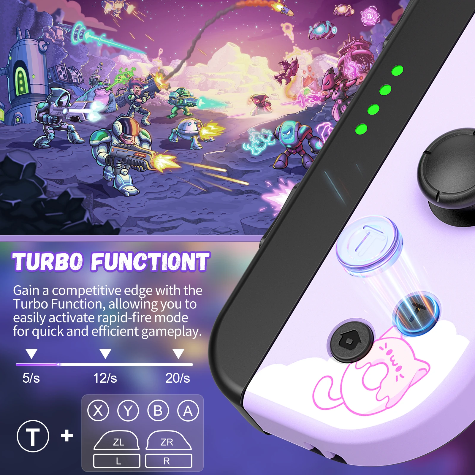 스위치 IOS 안드로이드 라이트용 조이패드, 블루투스 게임 패드, 모바일 게임 PC 컨트롤러, 무선 웨이크업 조이스틱, 6 축 제어 콘솔