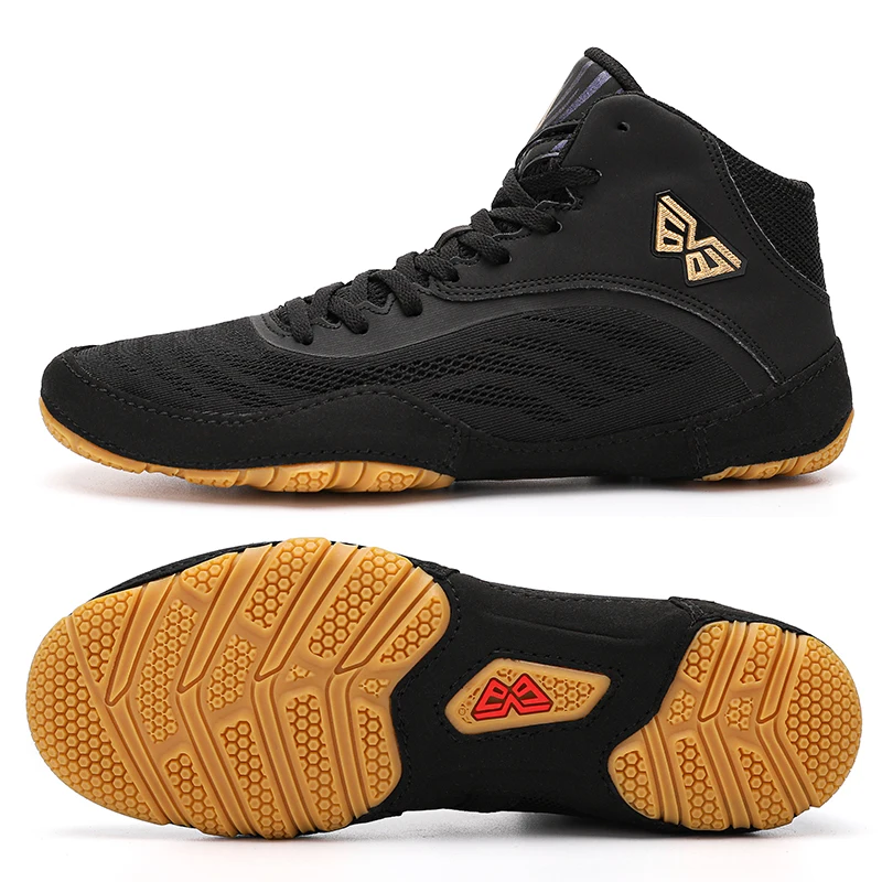 Professional Boxing Shoes for Mens Brand Designer Wrestling Shoes Men Top Quality Fighting Man Non-Slip Gym Training Shoe
