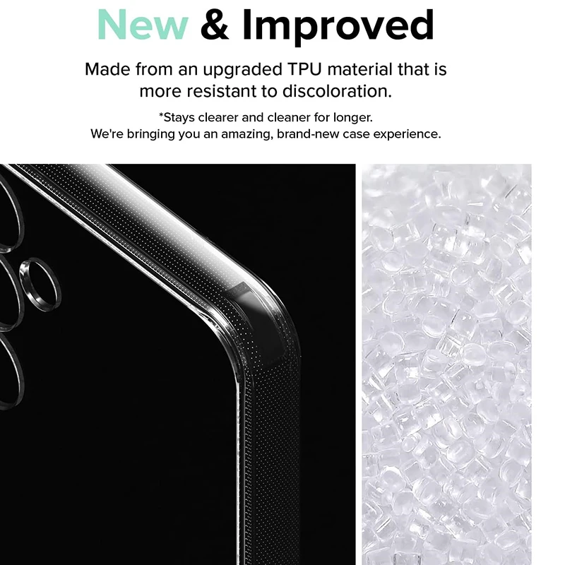 Clear Silicone TPU Phone Case - Durable and Sleek Protective Cover