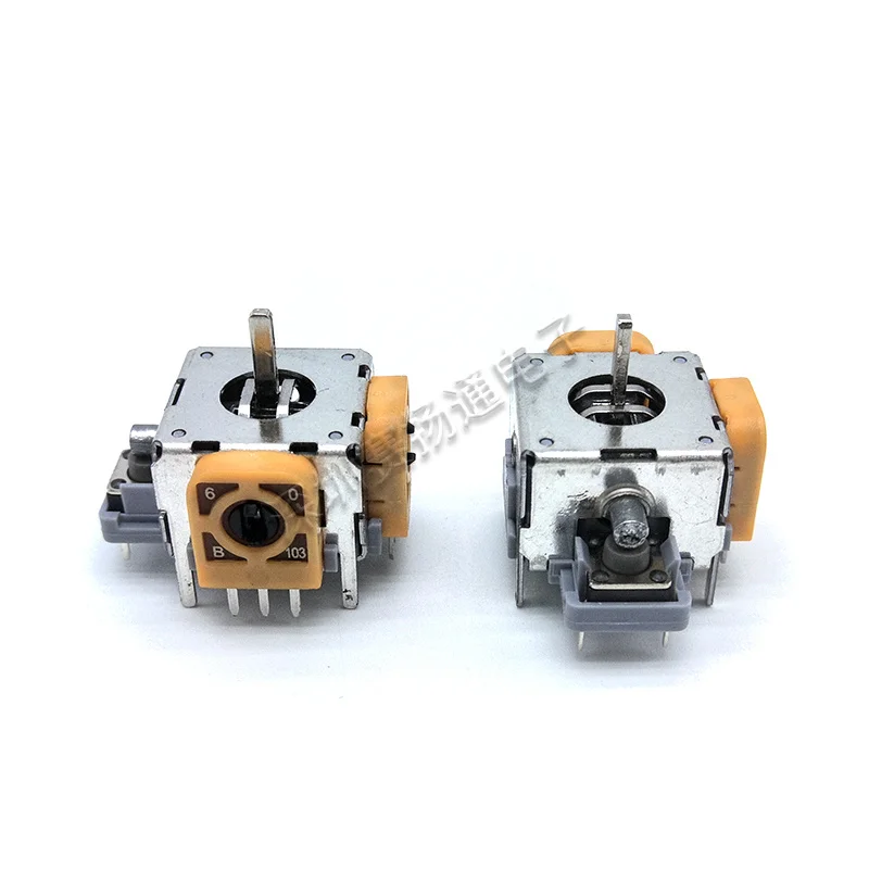 Rotary Potentiometer FJN10K-S1 Joystick B10K 3D Model Aircraft Rocker 360 Degree Return Game Console Handle 1pcs