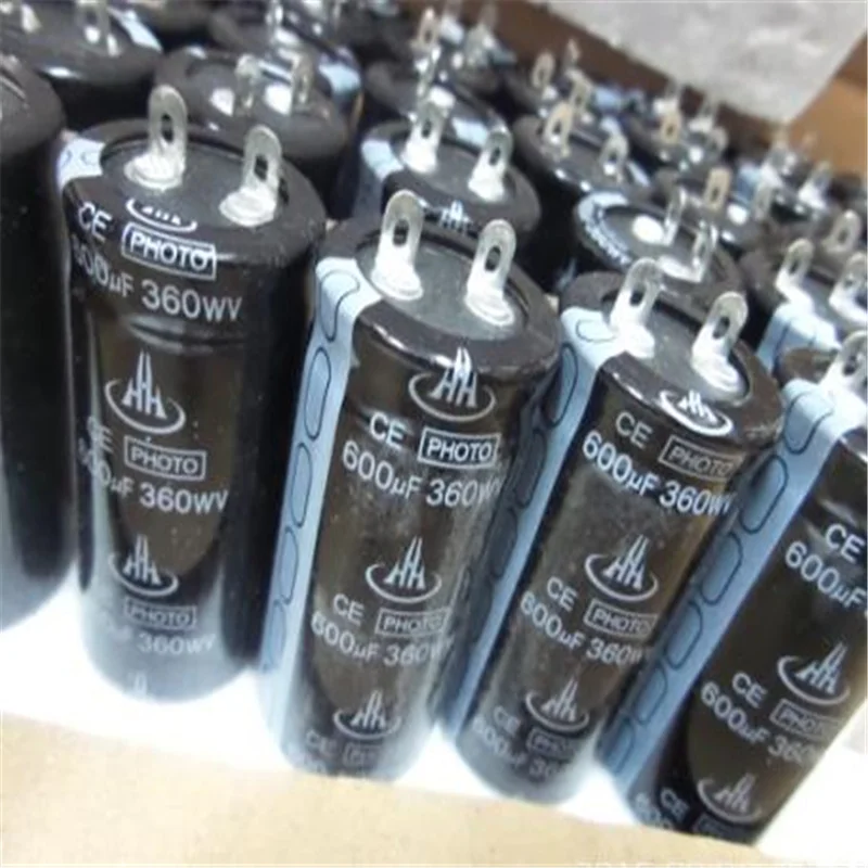 10pcs Photo Flash Capacitor 360v 600uf 26*50mm Low Esr Light Beads