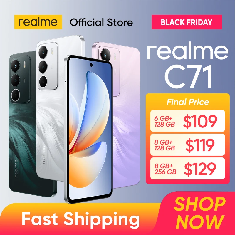 World Premiere] realme C71 Smartphone 6300mAh Battery 45W Charge