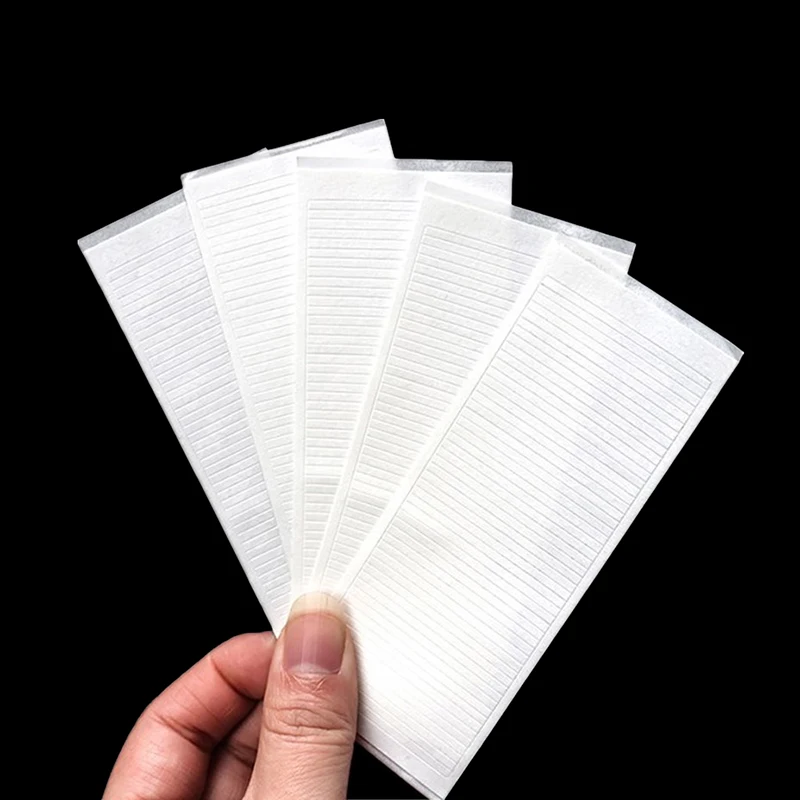 5장 스트립 이지 팬 테이프 볼륨 속눈썹 연장 용품 볼륨 래쉬 보관용 접착 스트립 속눈썹 연장 용품