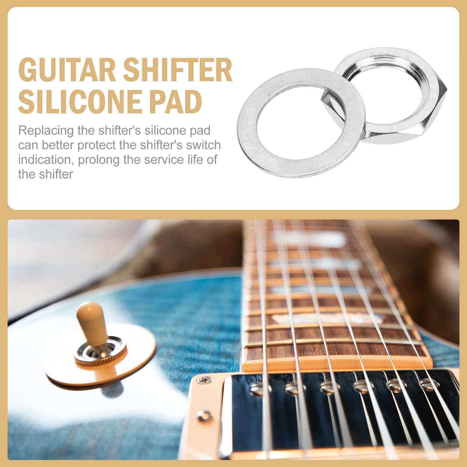 

Metal Shims Nut Gaskets Guitar Alloy Nuts Screw Cap Washers Jack Socket Electric Replaceable Parts New