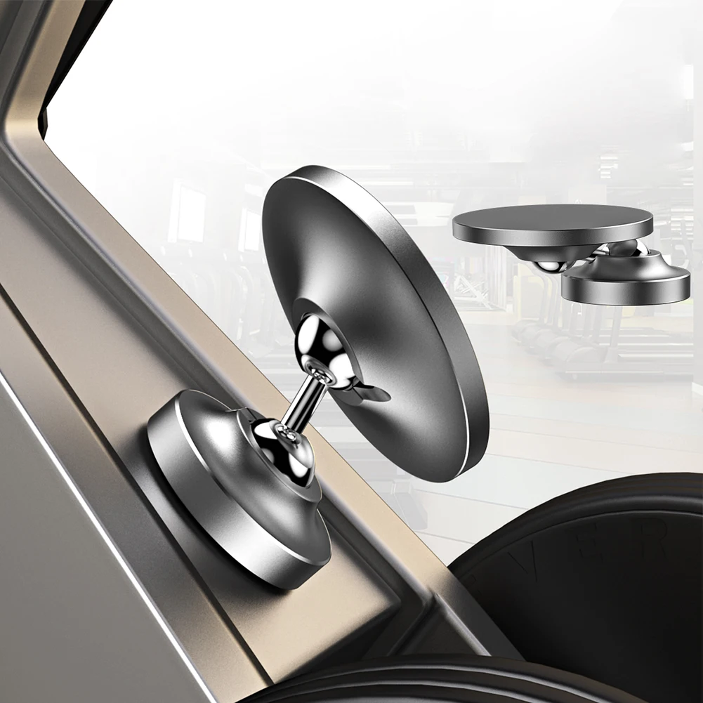 Universal Magnetic Phone Holder with Alloy Base - Strong Grip