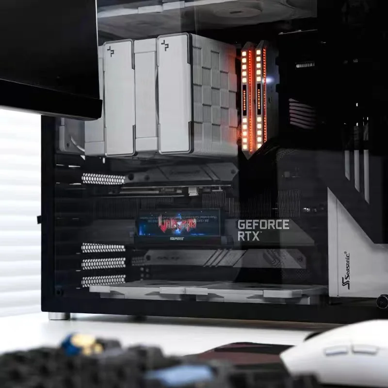 Mechanic Master C34 Pro ATX/EATX/MATX Aluminum Alloy Computer Case PC Desktop SupportATX PSU 360/240/240 Water Cooling
