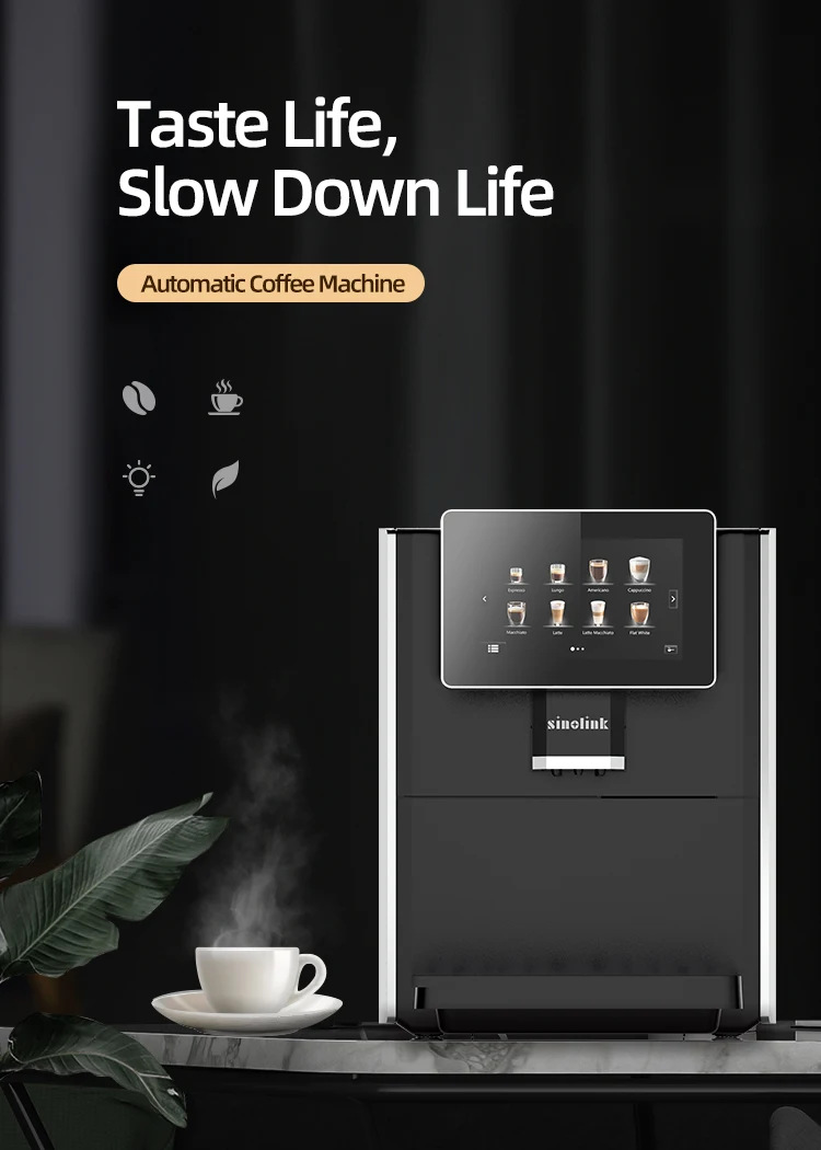 Cafetera Automática Comercial, Máquina De Café Eléctrica Con Molinillo De  Granos A Taza, Máquina De Café CM5020C