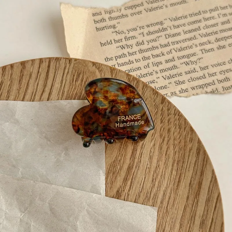 3,5 cm Kleine Haar Krallen Nette Herzförmige Haar Clip Haar Klaue Für Mädchen Haarnadeln Kinder Frauen Haar Zubehör Koreanische haar Krabben – Detail 13