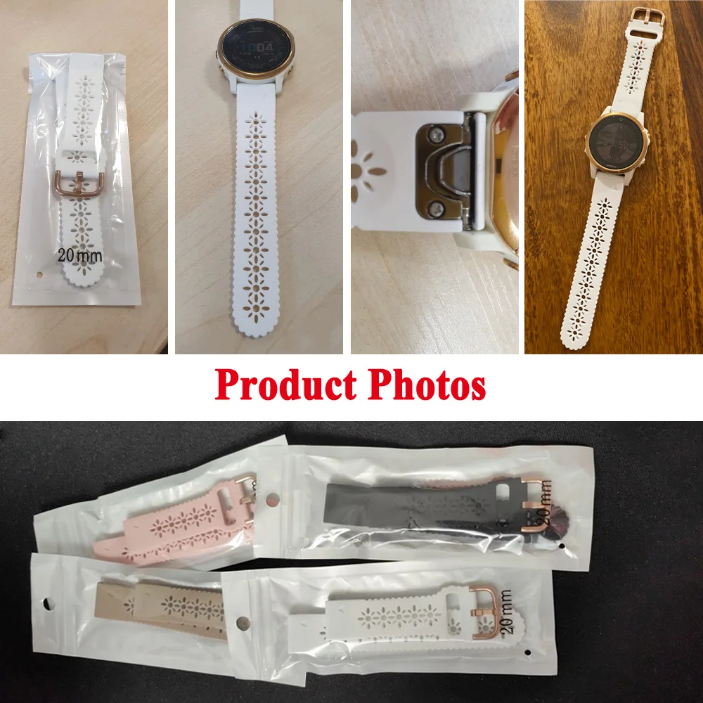Enhanced Silicone Watchband - Quick Release 20mm Strap Accessory