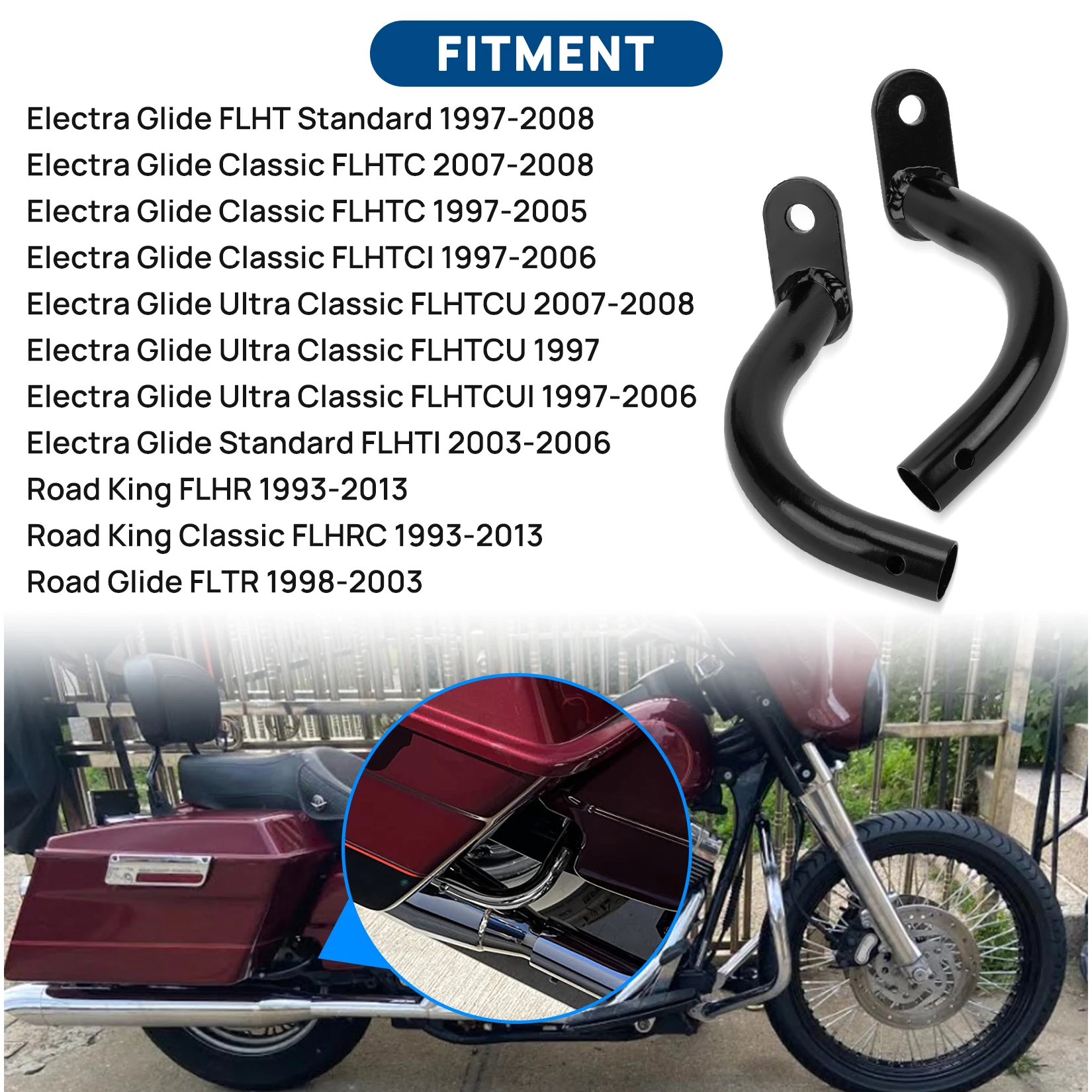 363】2003-2007年ハーレーFLHT/FLTR用 ガスタンク （ハーレー 