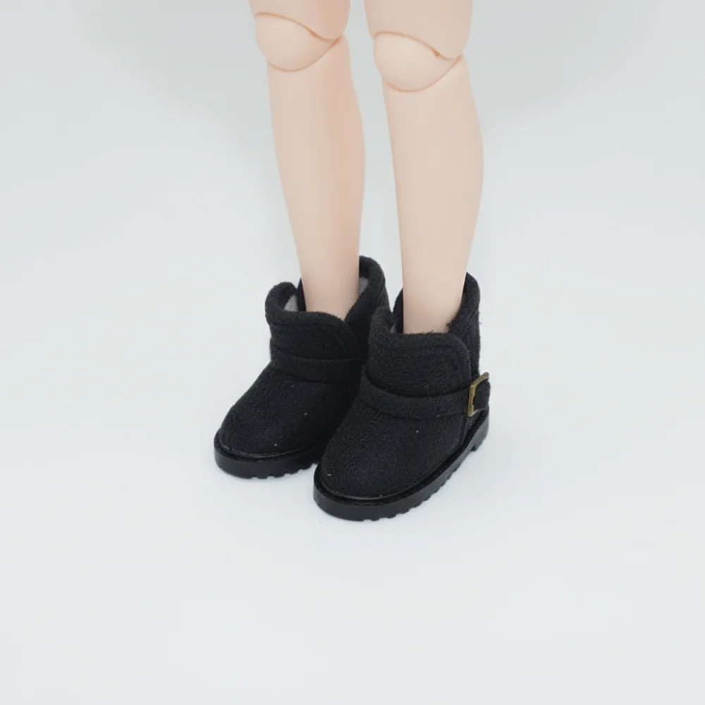 1 Pair High-top Boots High-top 1/6 Bjd Snow Boots Warm 1/6 Bjd Winter Shoes Casual Mini 20cm Snow Boots 1/6 Bjd