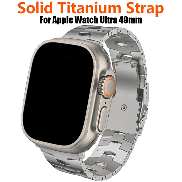 Titanium Bracelet Apple Watch Ultra 49mm  Straps Apple Watch Ultra 49mm  Titanium - Watchbands - Aliexpress