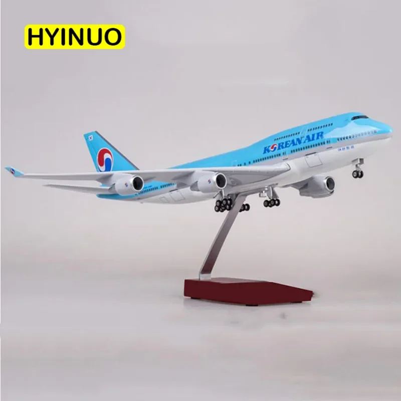 1/150 Scale 47CM Airplane B747-400 B747 Aircraft Korean Air