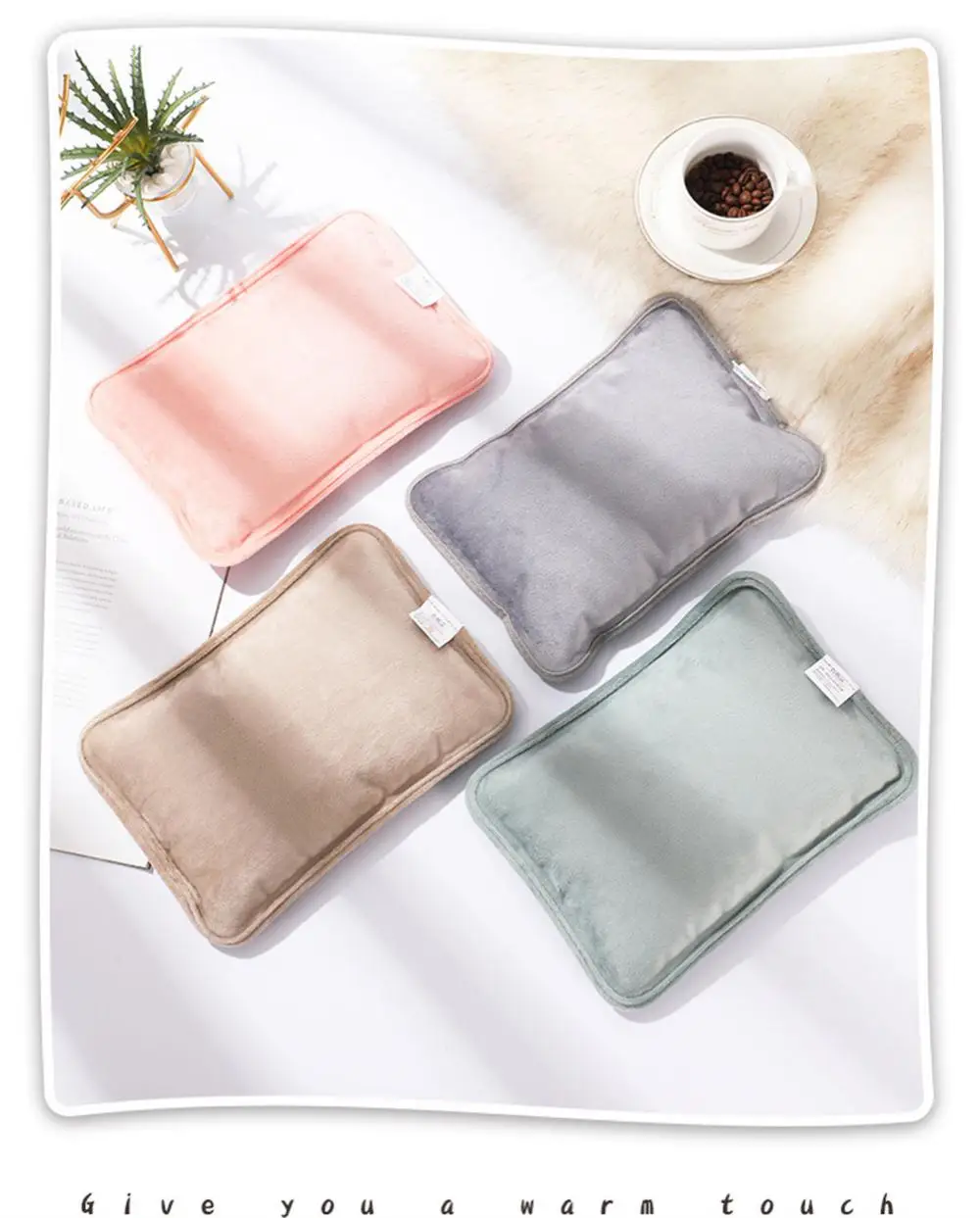 Description Picture 5 of itemWarm Water Bag Automatic Power Off Cartoon Pattern Charging Cute Reusable Home Warming Product Winter Hand Warmer Double Insert