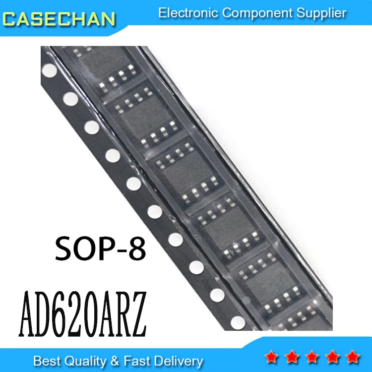 

Новые и оригинальные AD620AR AD620 AD620A SOP-8 AD620ARZ, 10 шт.