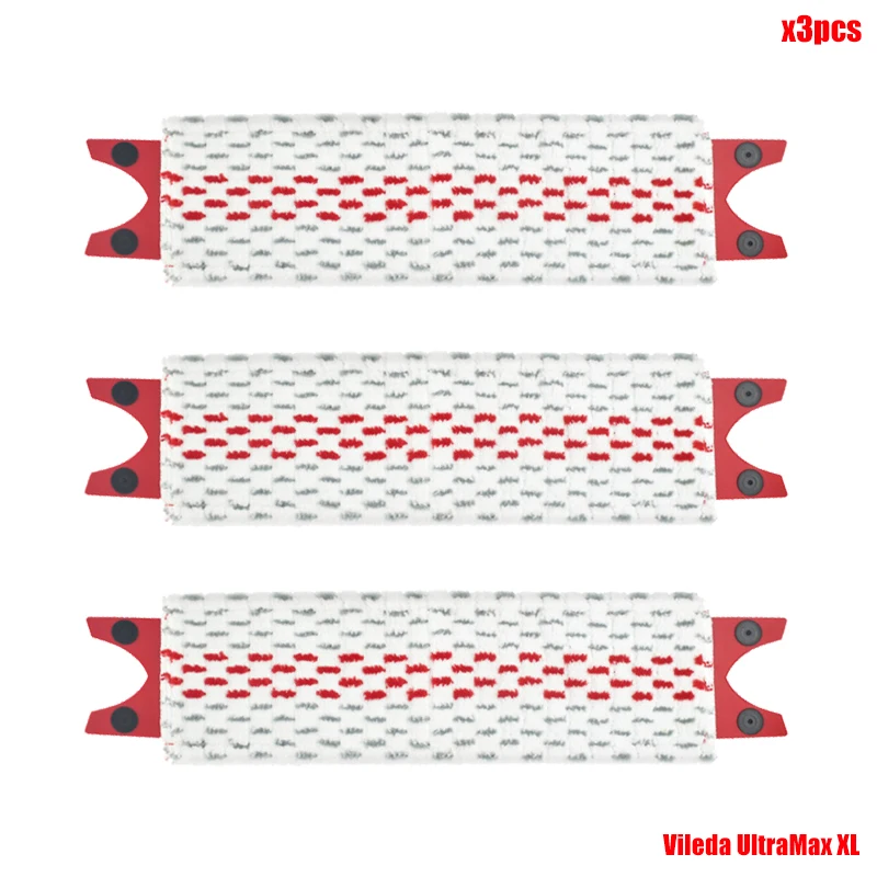 XL Washable Microfibre Mop Pads - Quick Drying Floor Cleaning Accessories
