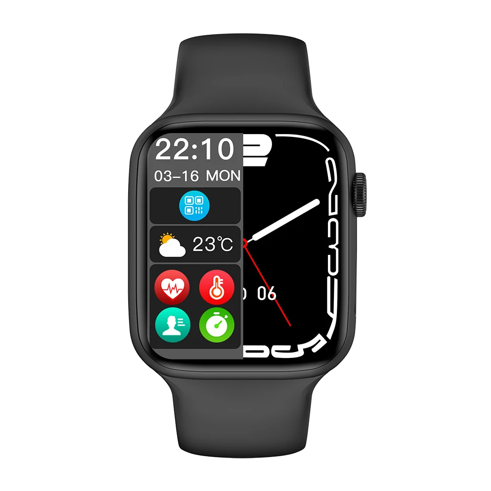 2022 IWO Series 7 Smart Watch W27 Bluetooth Call ECG Heart Rate Monitor Waterproof PK W26 W37 HW22 Smartwatch For Apple&Android 