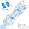 Male Masturbators for Men Vagina Vacuum Pocket Real Pussy Double Mouth Blowjob Twisting Large Masturbation Cup Sex Toys Adult 18 1