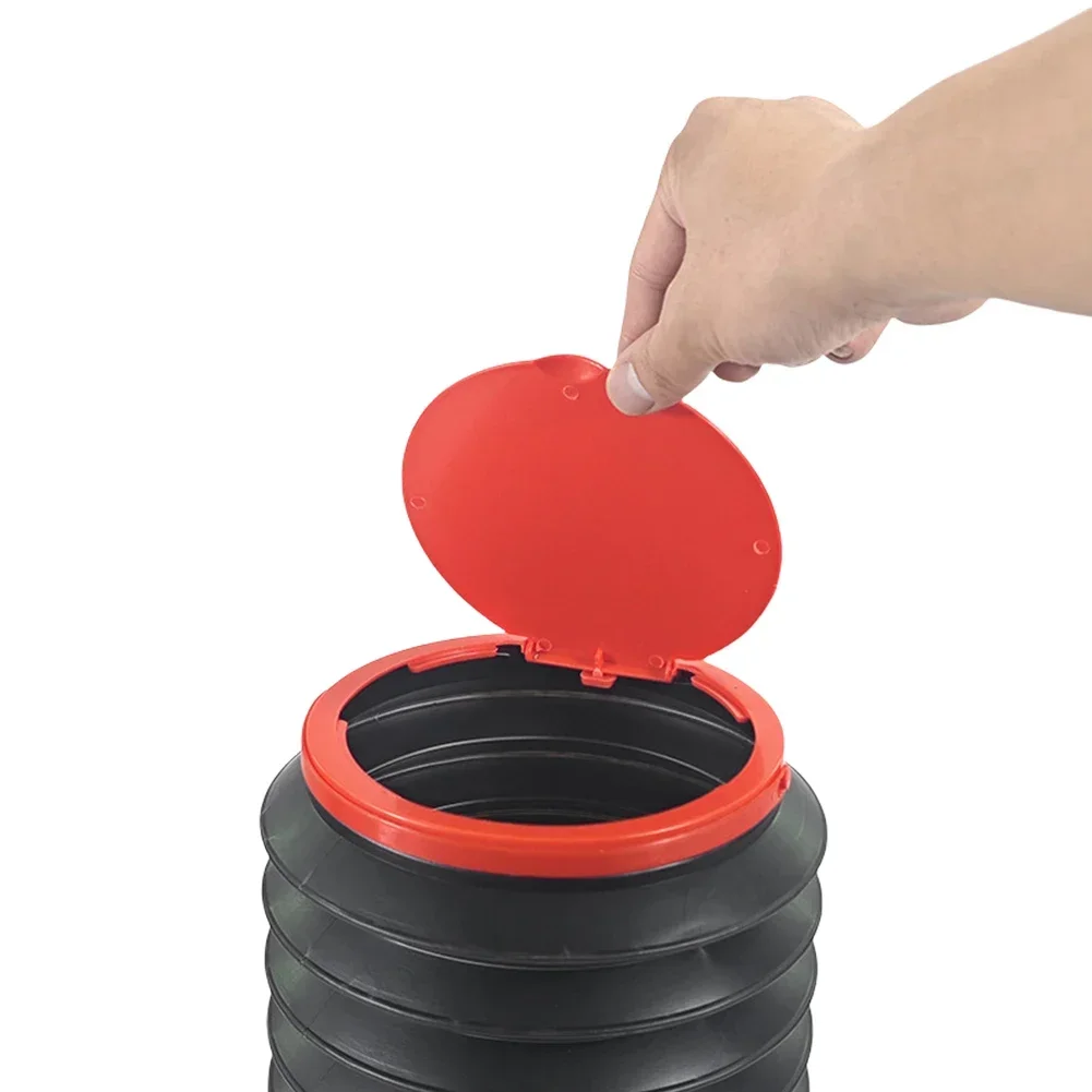 4L Car Folding Trash Can Portable Small Car Trash Bin Multifunctional Water Bucket Automotive Garbage Can Car Accessories 6