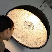  Nordic vintage chandeliers pumpkin lantern art project lamp designer sales department hotel chandelier restaurant lamp 