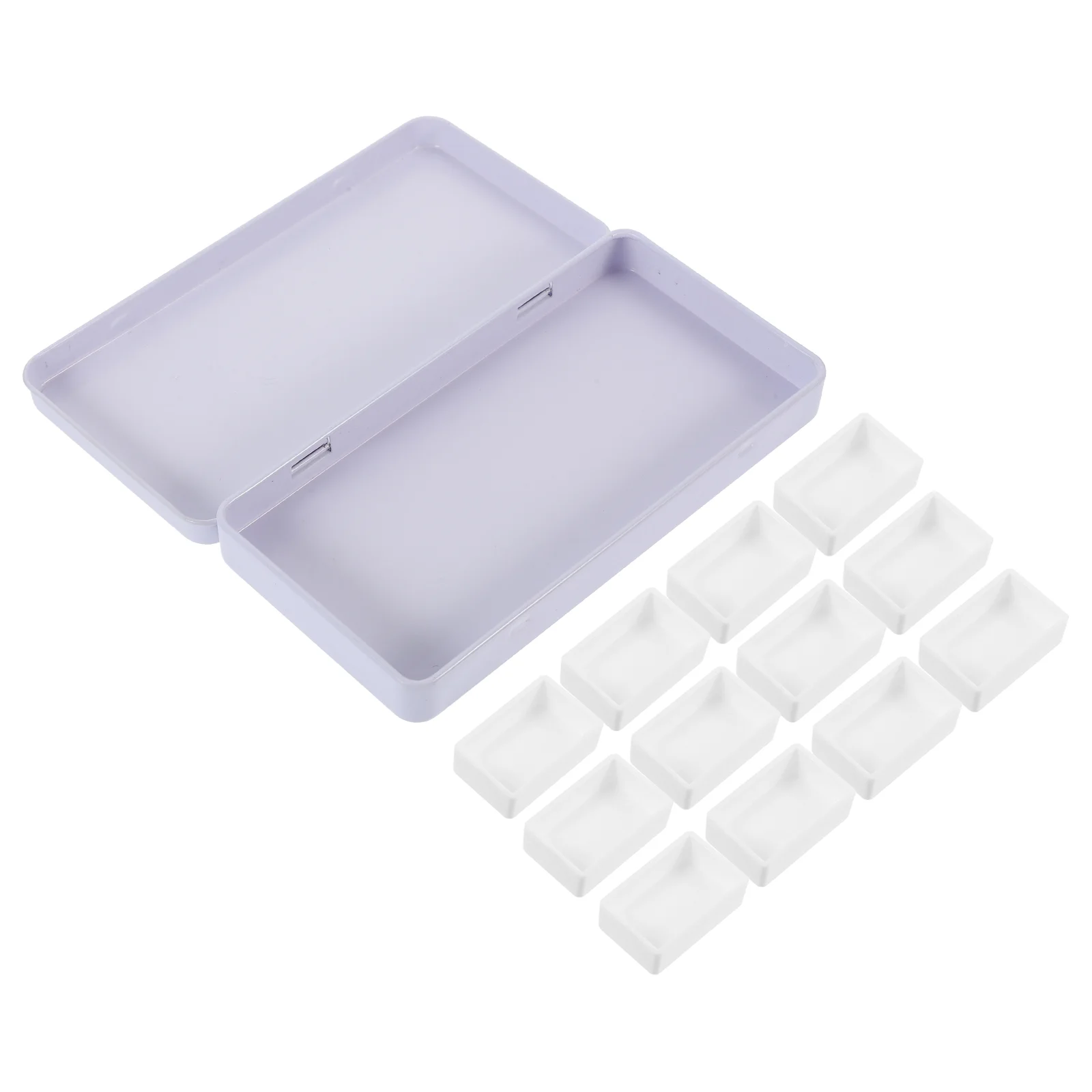 Watercolor Palette Empty Tin Palettes Case Pan Pigment Holder Pack Paletteing Pp Plate Travel watercolor palette